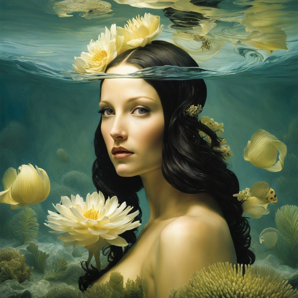 The Mona Lisa in Zena Holloway's Signature Surrealist Style