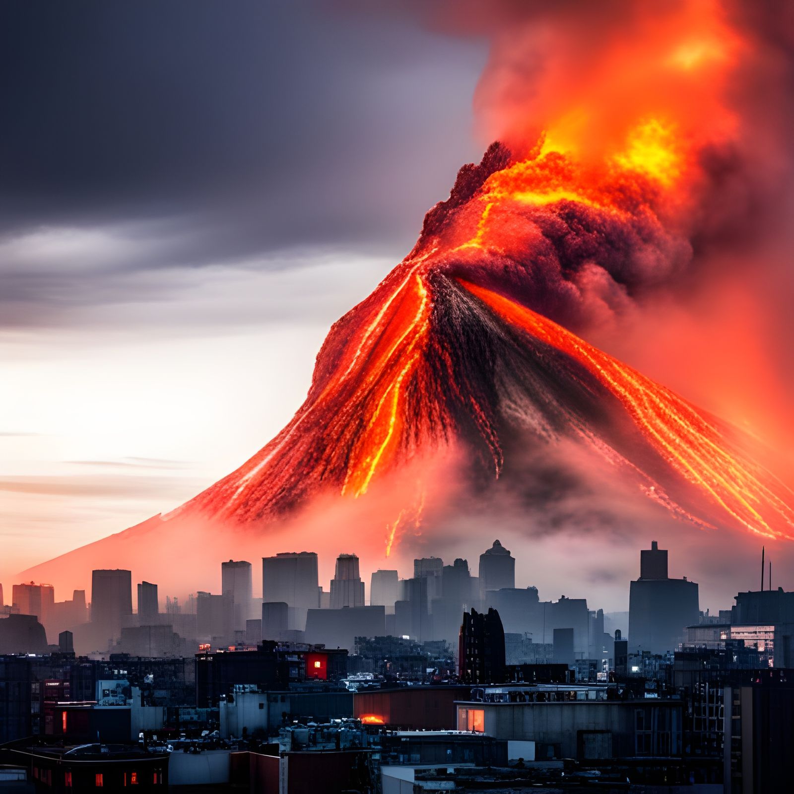 Volcano Erupts in Manhattan: A Terrifying Scene