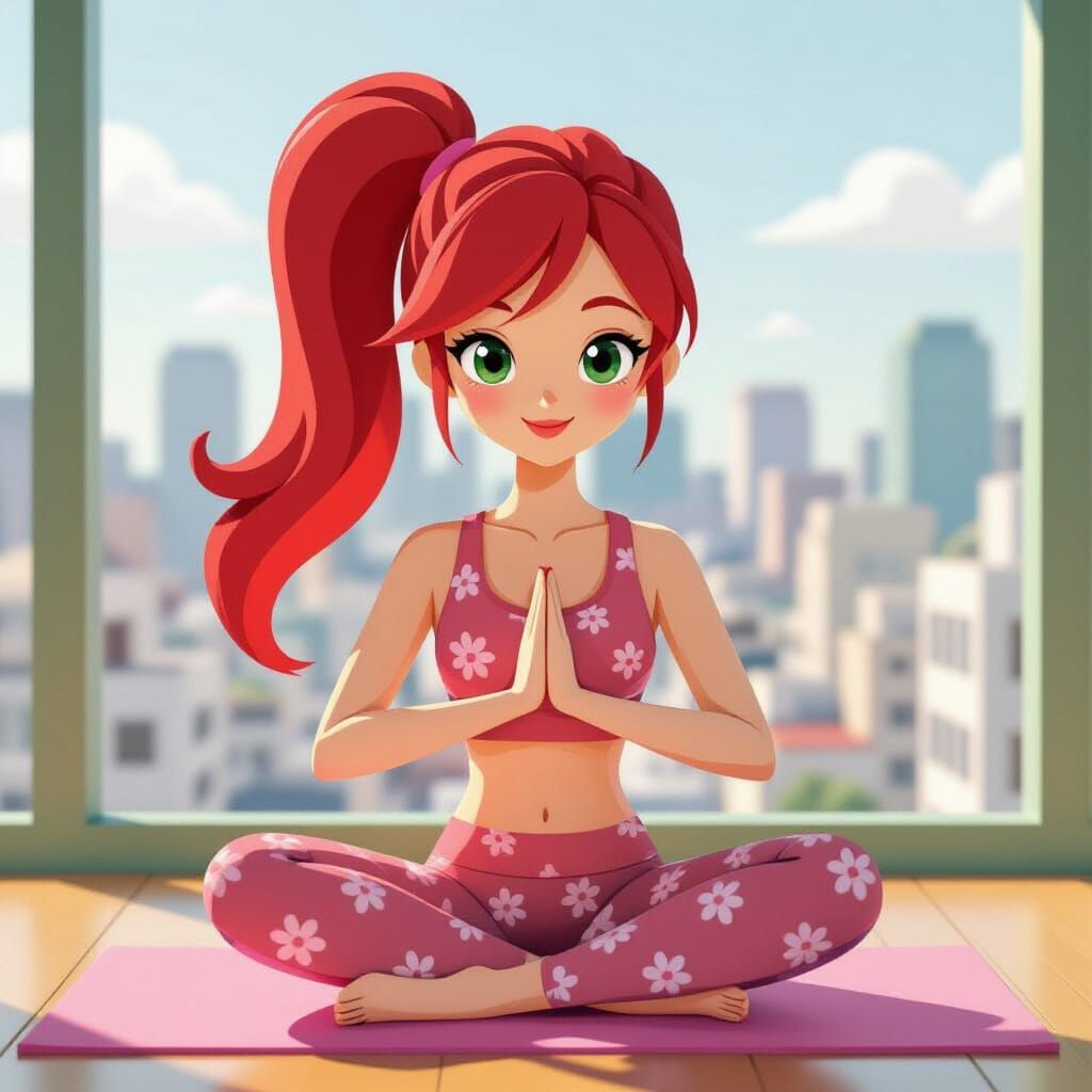 Paper Craft Yoga Studio in Shibuya Morning Light