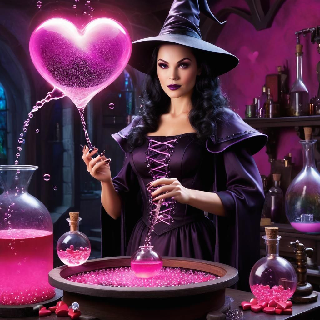 Love potion witch