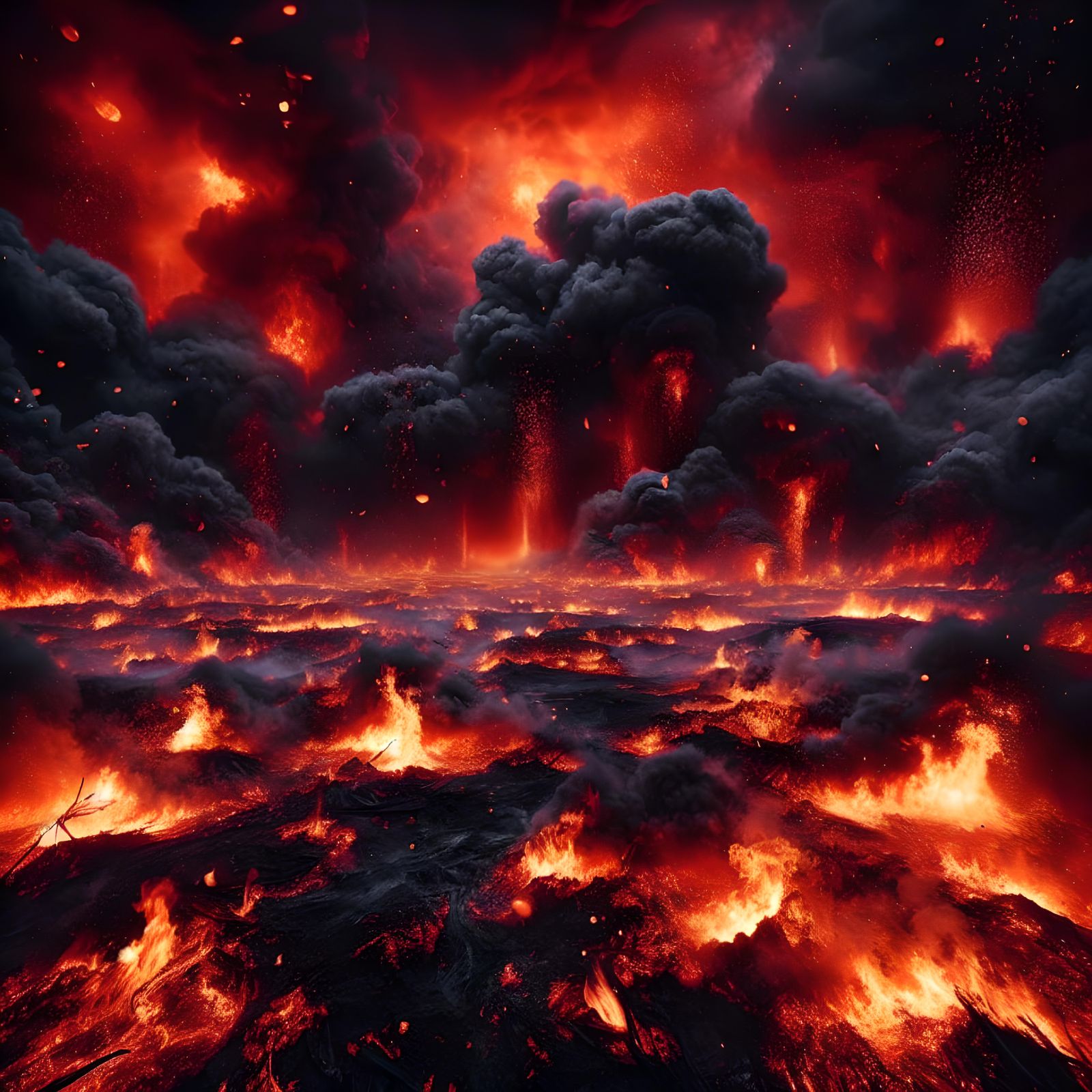 Inferno: A Landscape Consumed by Fire
