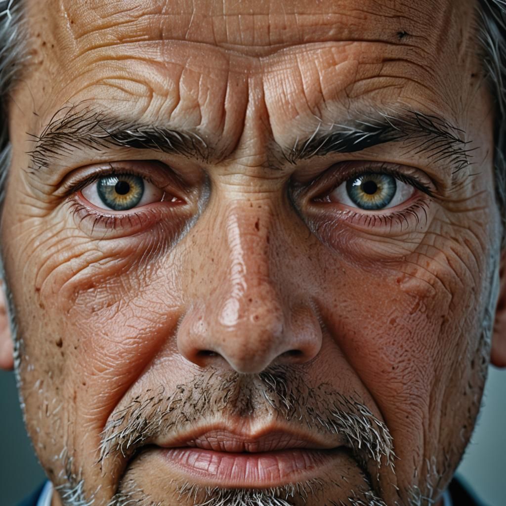 Evocative Portrait Exploring Mental Illness