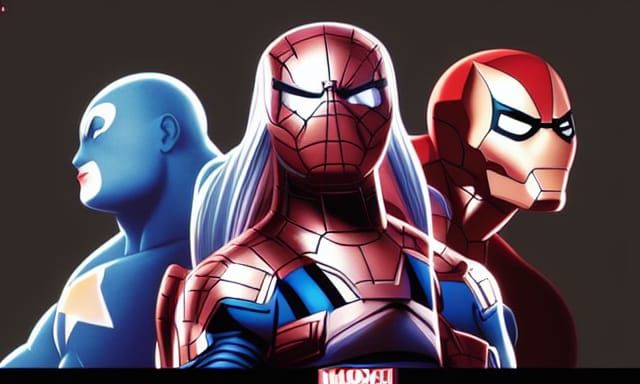 Marvel Vs Capcom Battle Royale in Comic Book Style