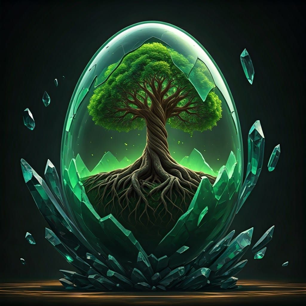 Tree of Life Emerges from Fractured Egg