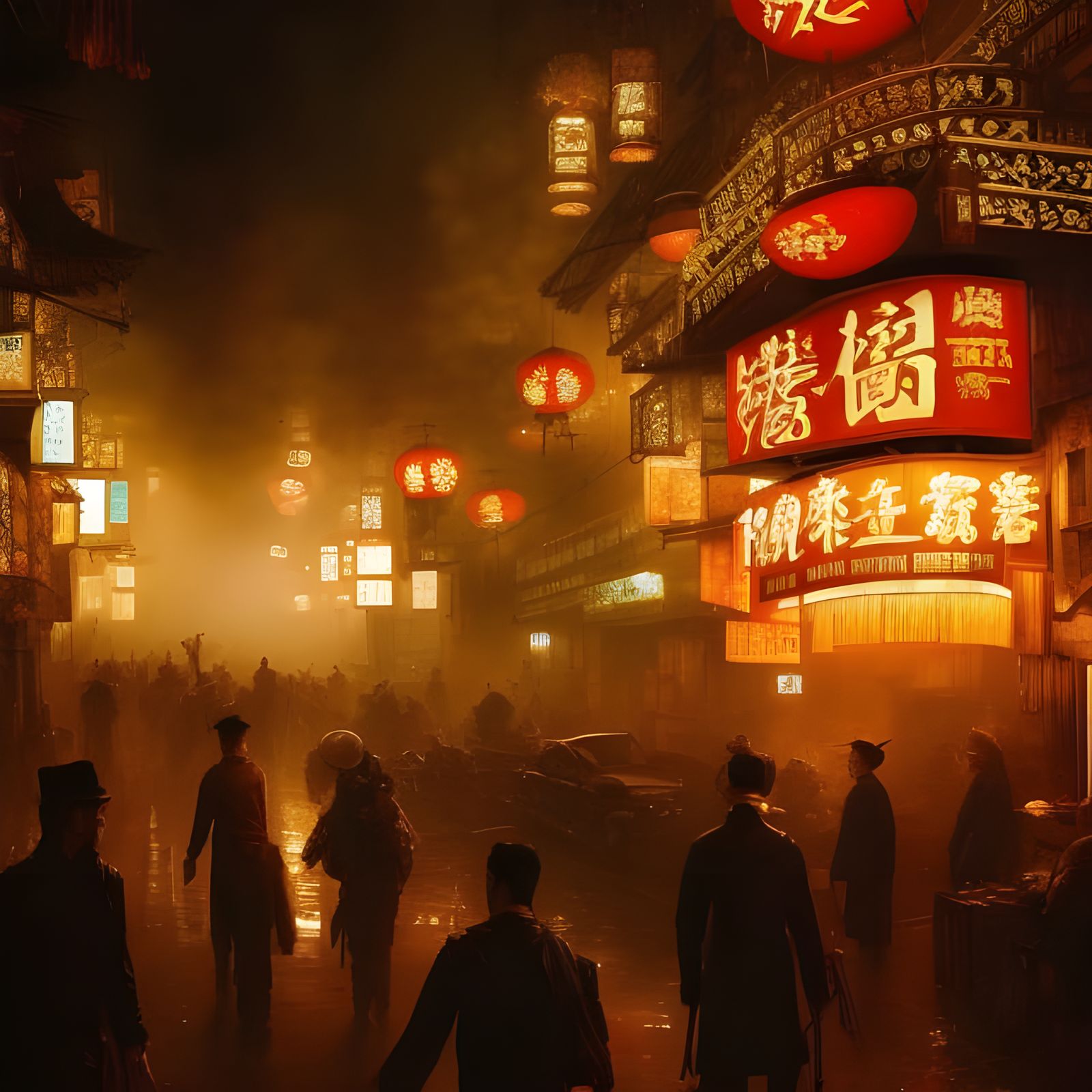 Chinatown Opium Den: A Maximalist Digital Masterpiece