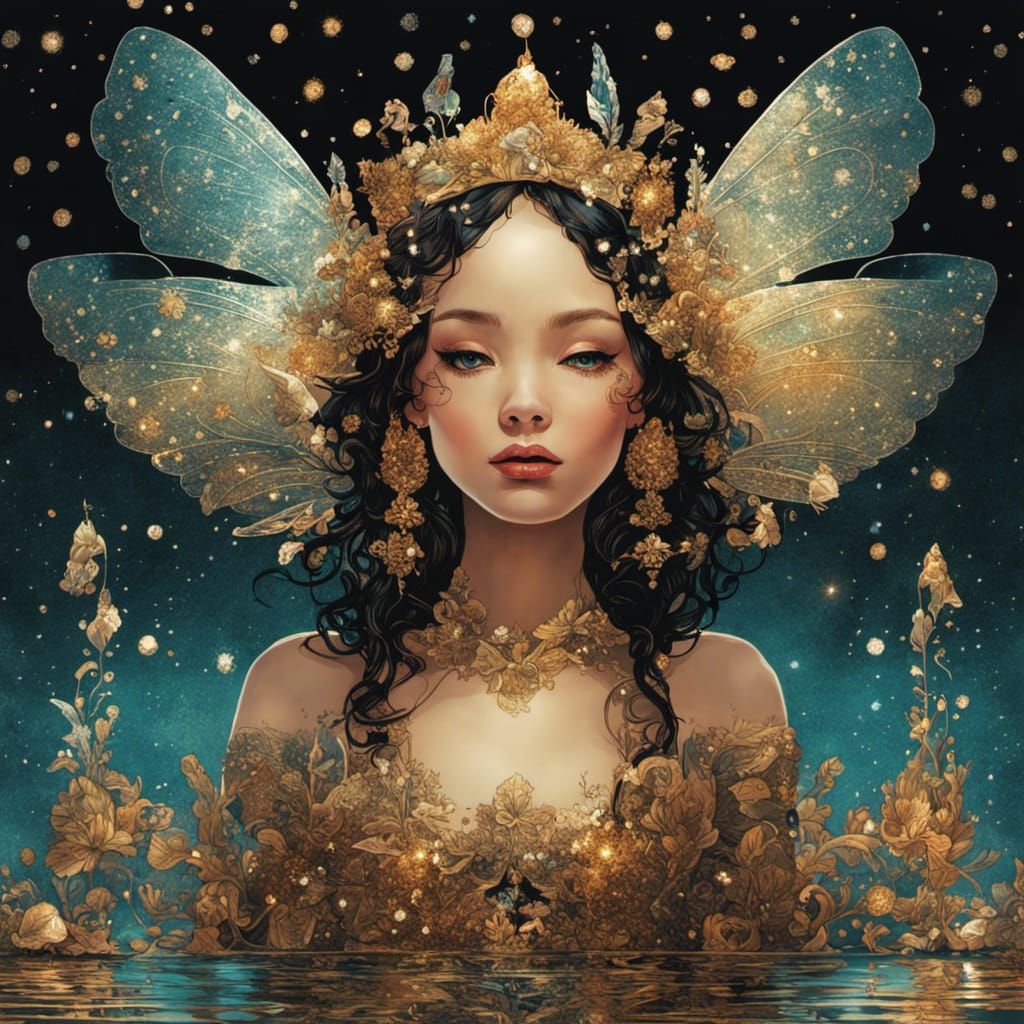 Angel glitter