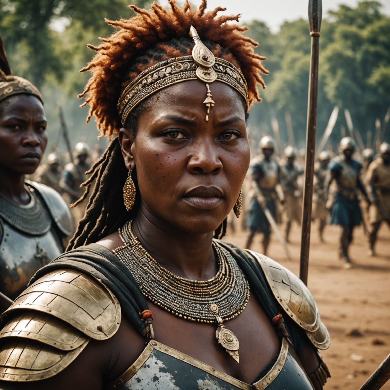 Furious Nigerian Queen Commands Ancient Empire in War