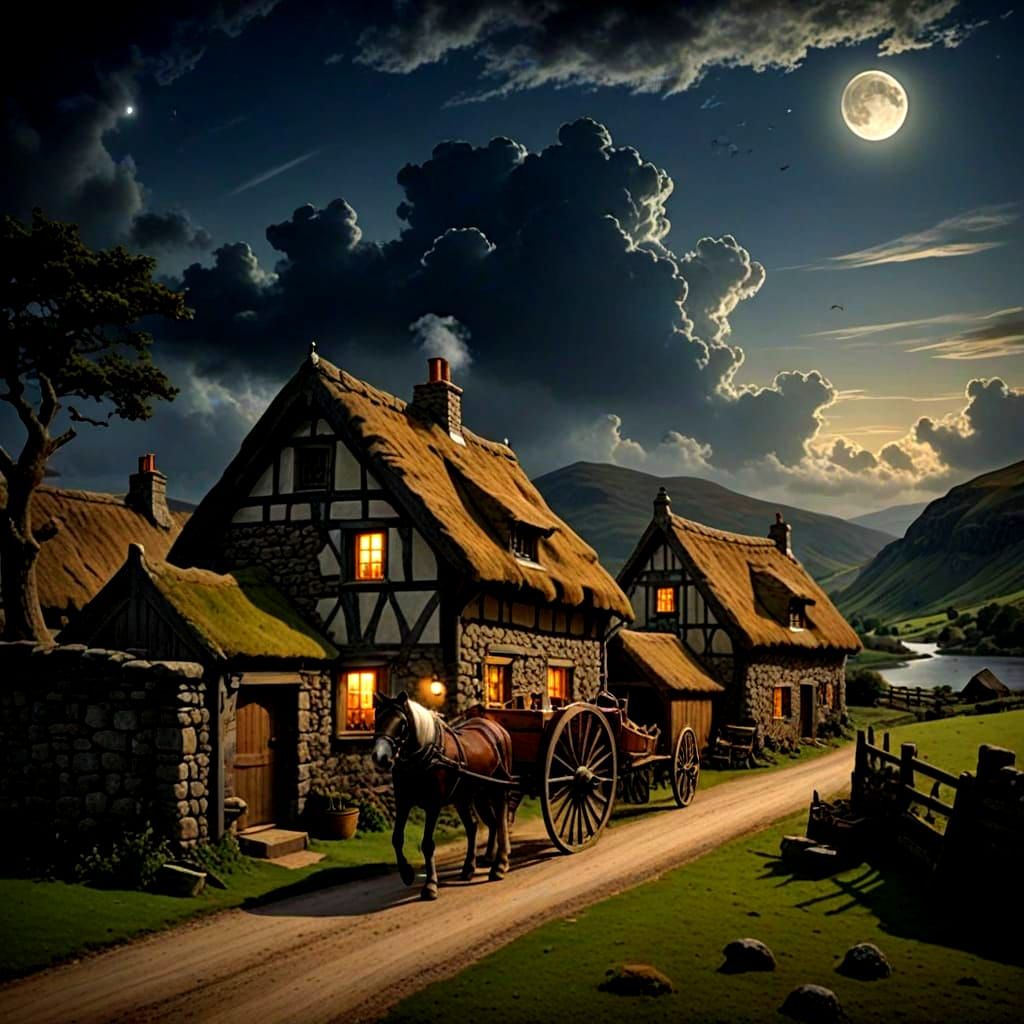 Village home in the highlands of England 