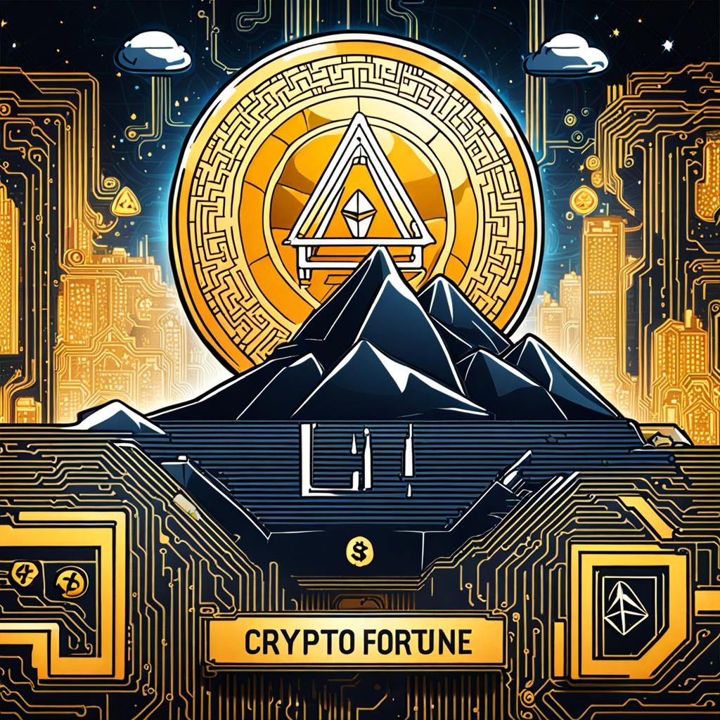AI Generated Crypto Fortune Concept