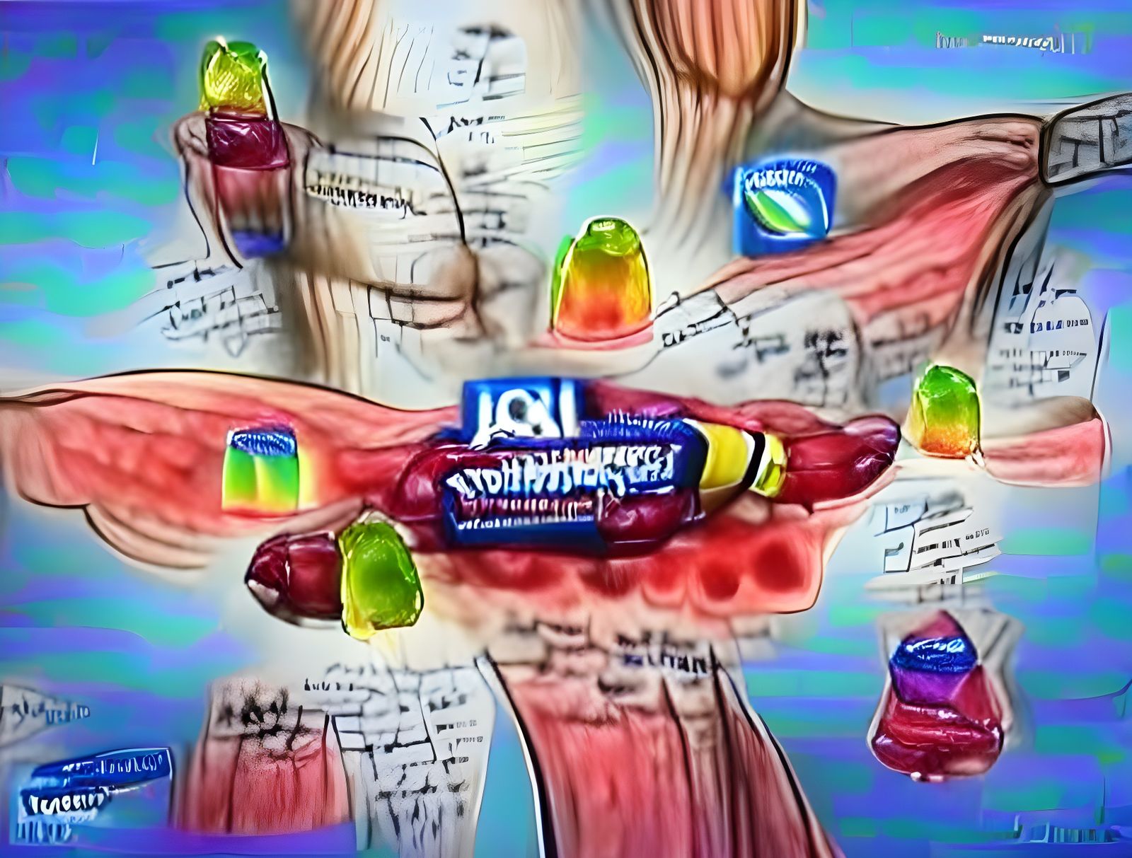 Jolly Rancher Suppository Diagram in 4K