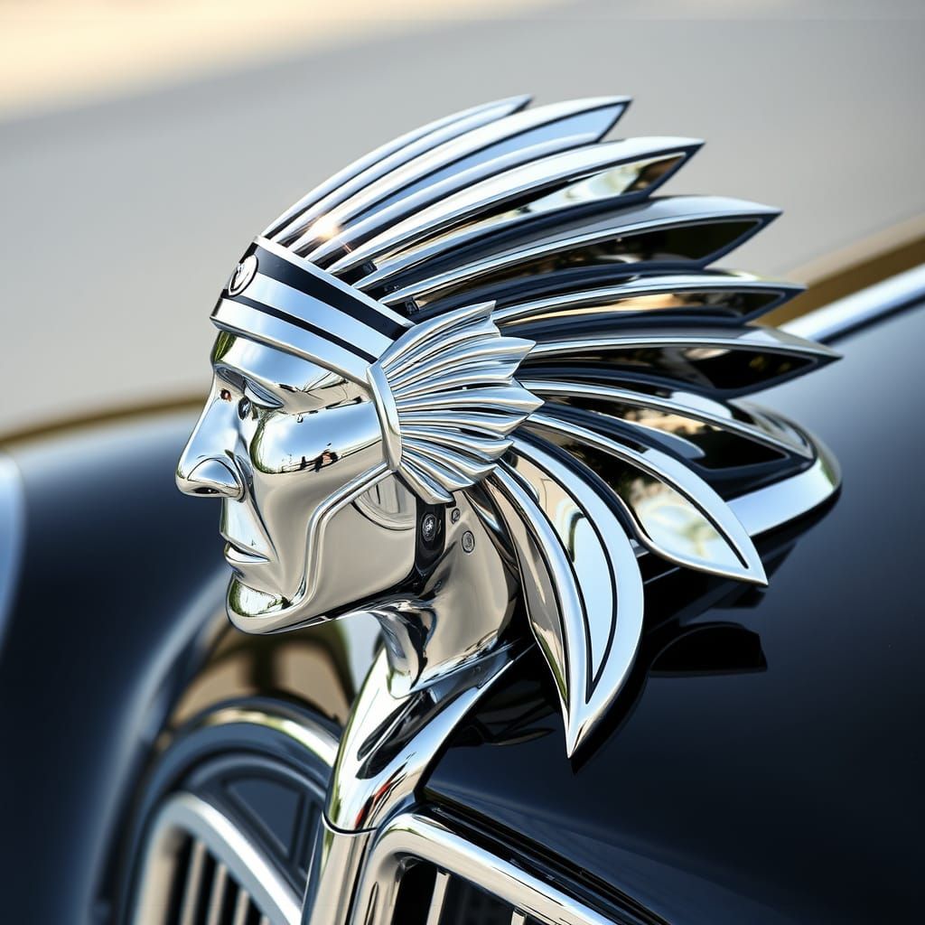 Big Chief hood ornament