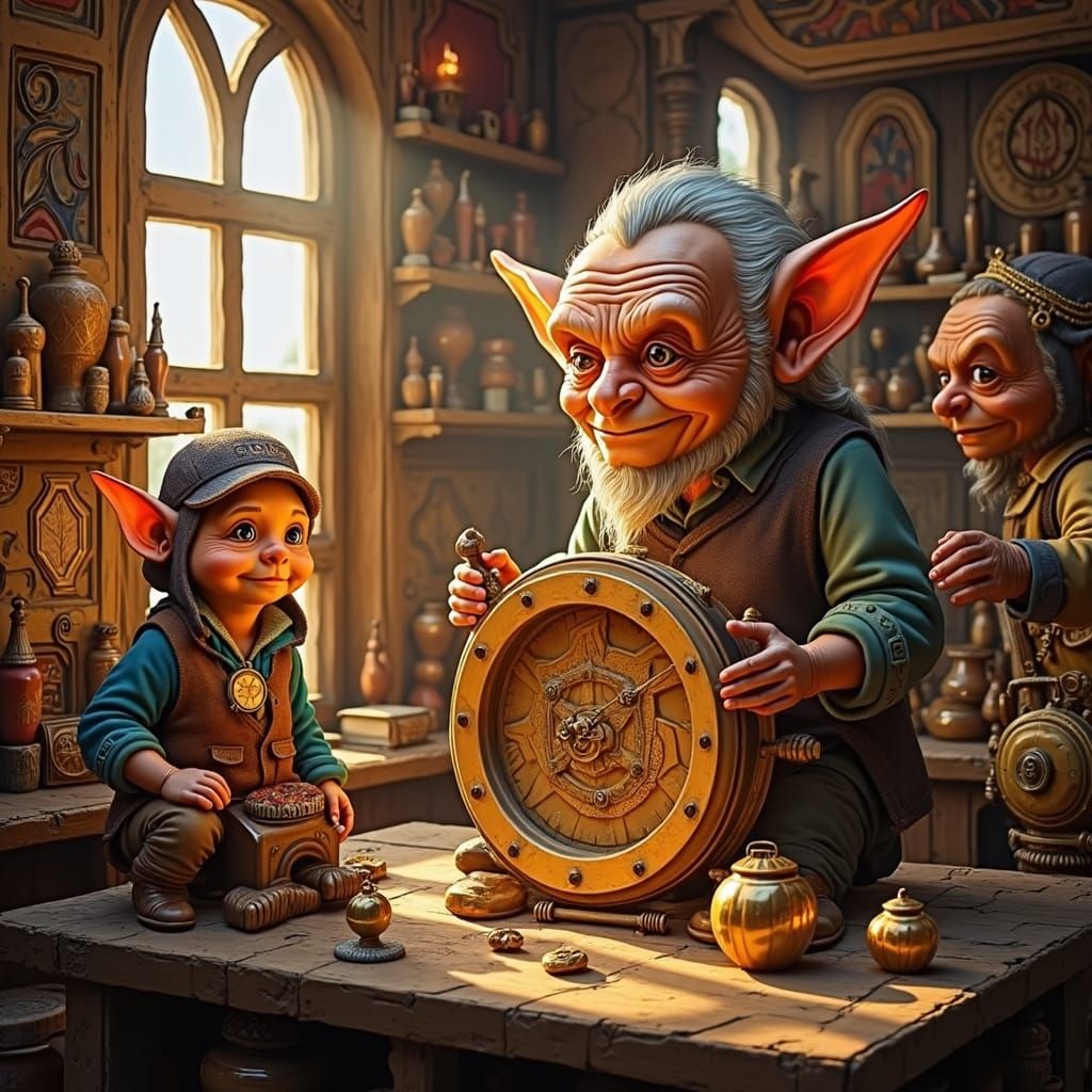 Intricately Detailed Master Goblin Portrait in Hyperrealism