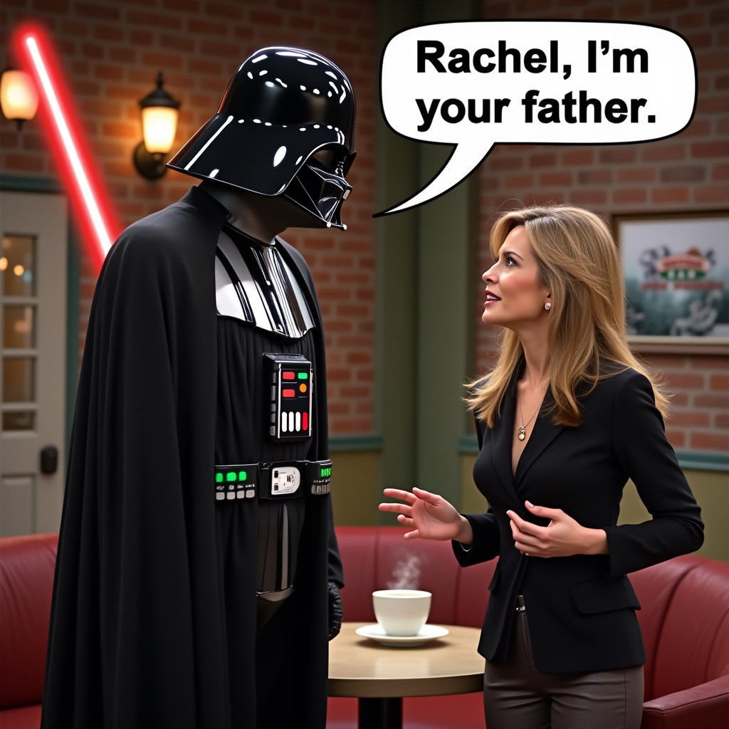 Darth Vader's Surprise Visit to Central Perk