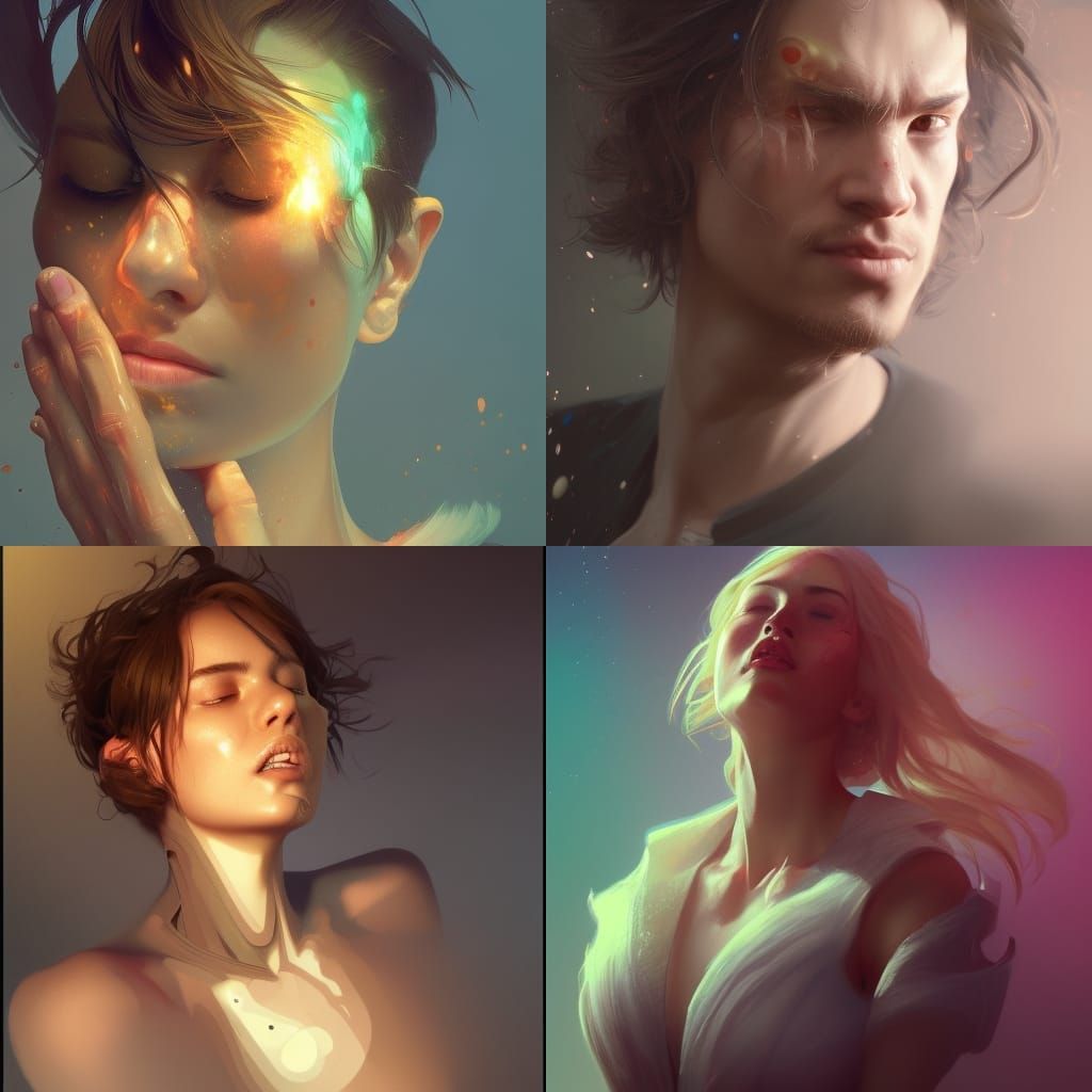 Farting Man: Hyperdetailed Artstation Portrait