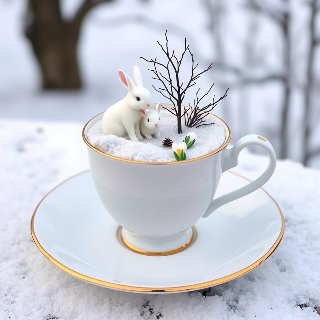 Winter Wonderland in a Teacup