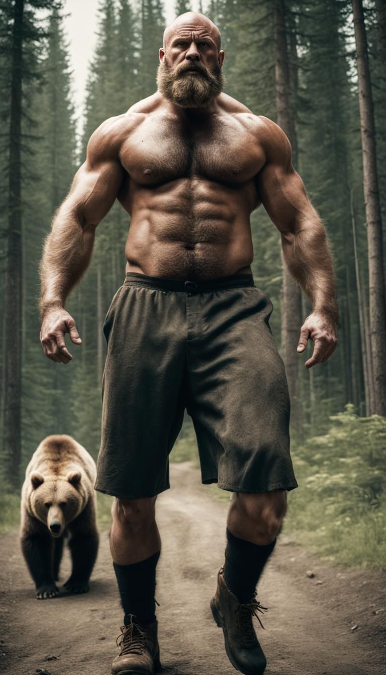 Grizzly Bear Domination: Cinematic Film Still