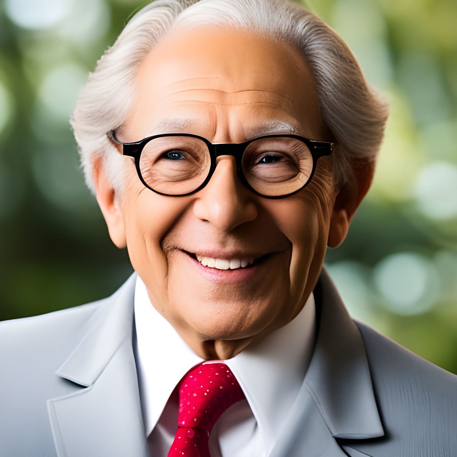 Enthusiastic Psychiatrist on a Sunny Day