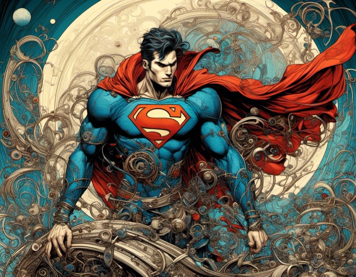 Superman on the Moon