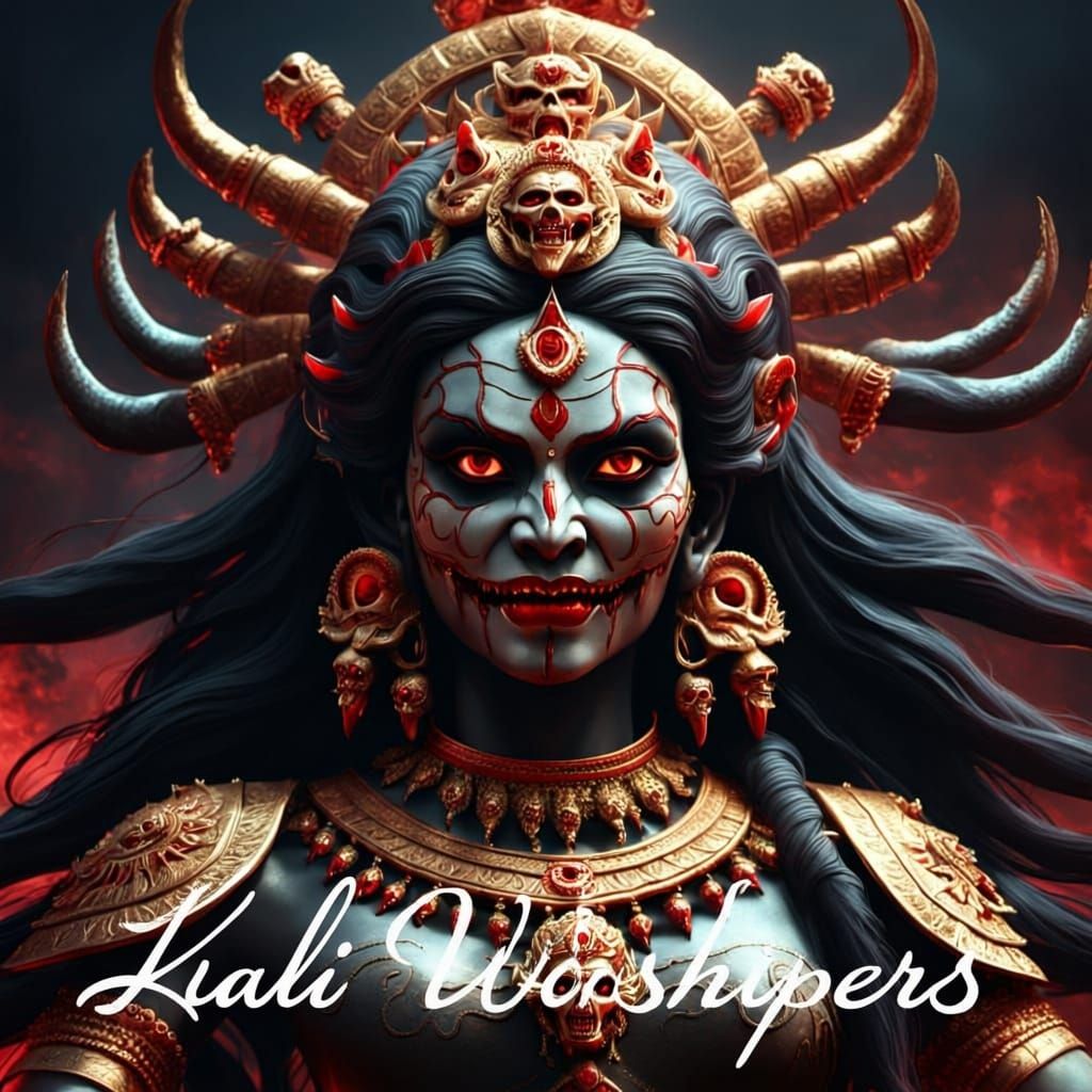Bronze Kali Statue Illustration from Illuminati Game