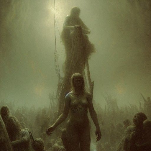 Bloody Valentine: Gothic Horror Engraving