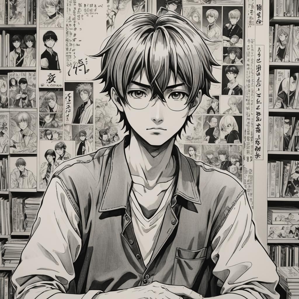 A Mangaka who draws his best manga