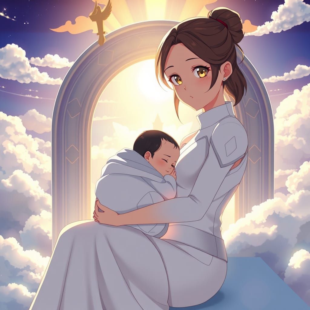 Mother and Child in Celestial Palace
