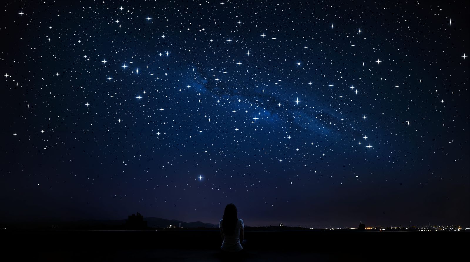 Celestial Map Revealed Under Midnight Sky