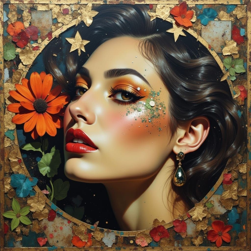 Abstract Figure Running in a Chaotic Landscape