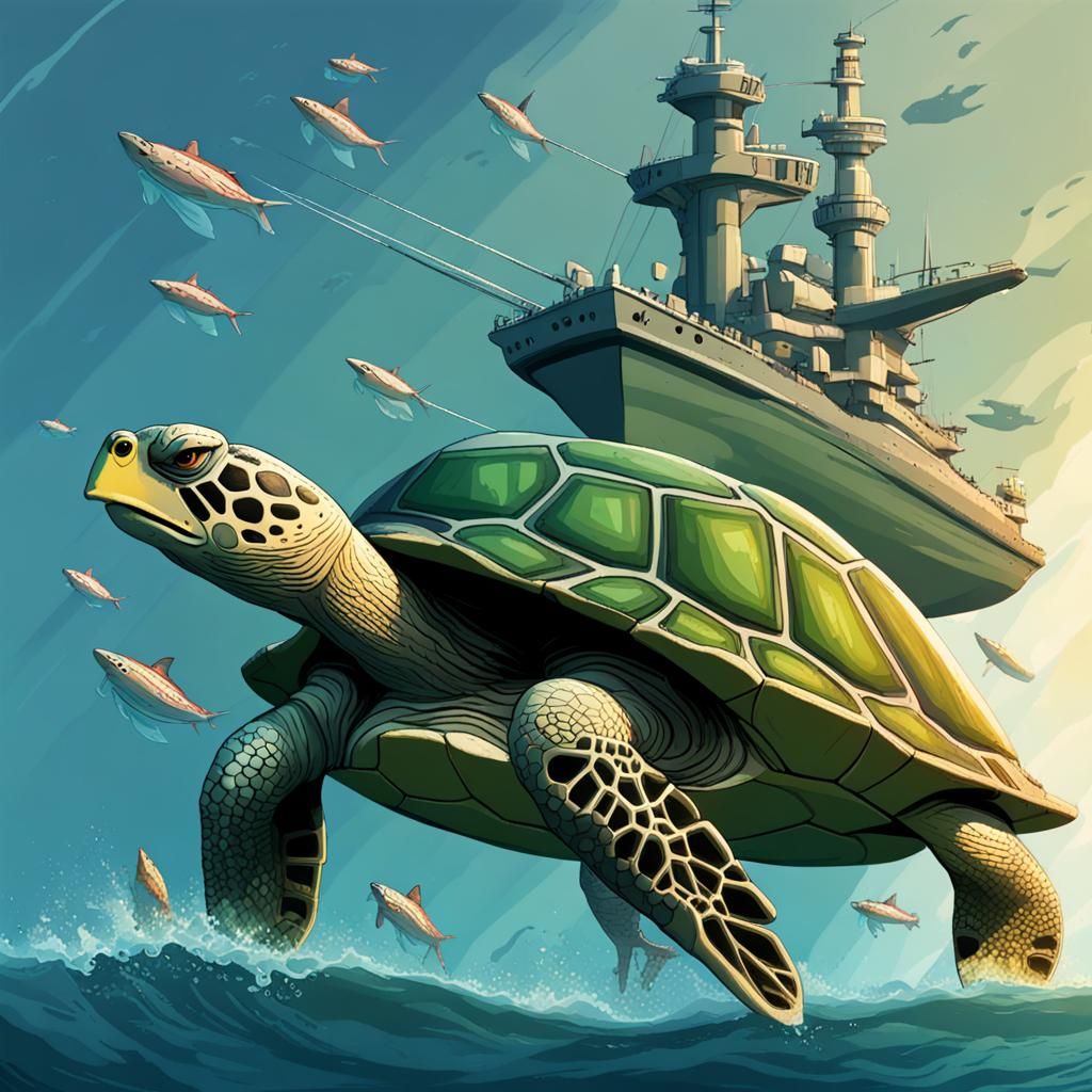 Turtle Battleship: Armored Sea Creature