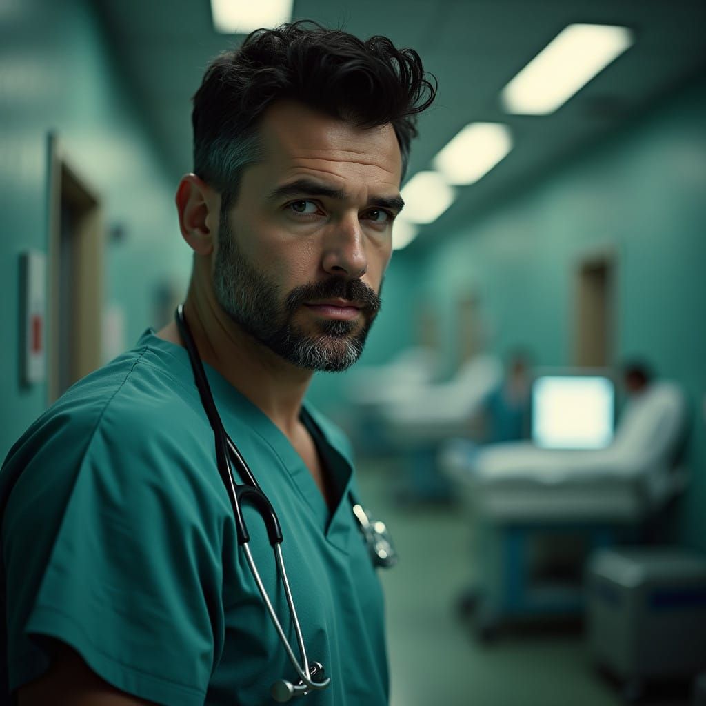 Inspirational ER Doctor in High-Stakes Hollywood Drama Style