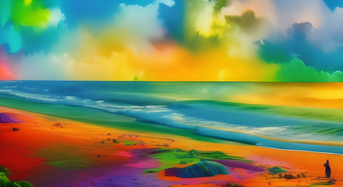 Wondrous Rainbow Sunset (Water)