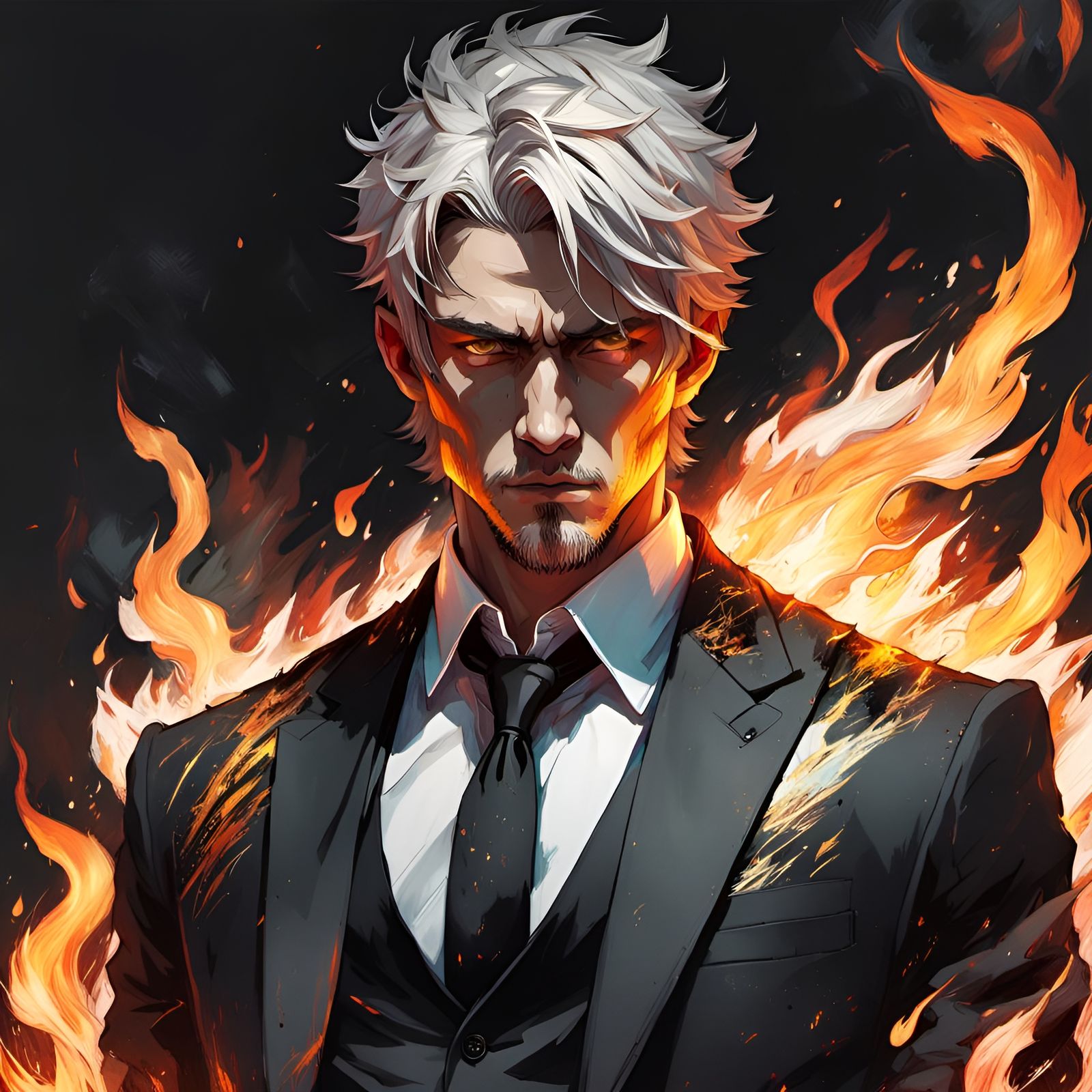 Hephaestus as Manga Art Masterpiece