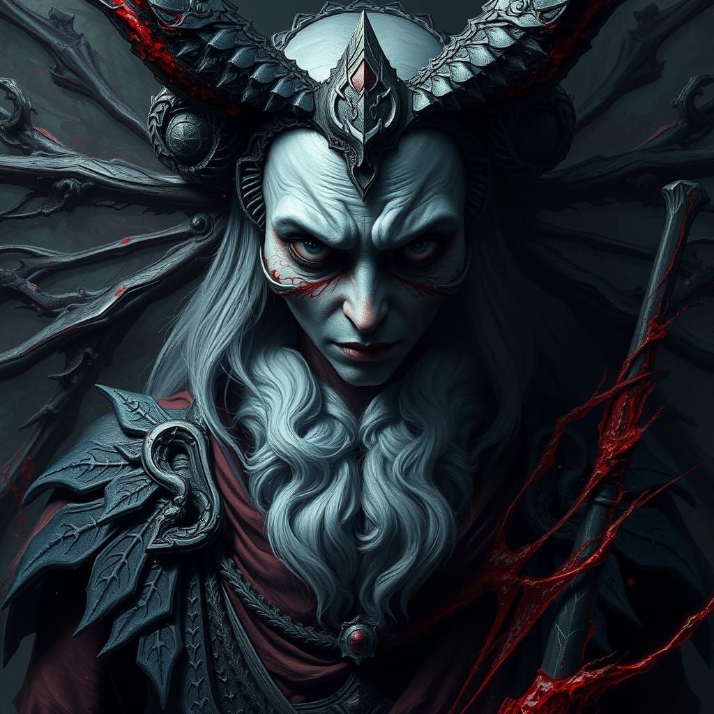 Mystical Bee Goddess in Severe Uniform