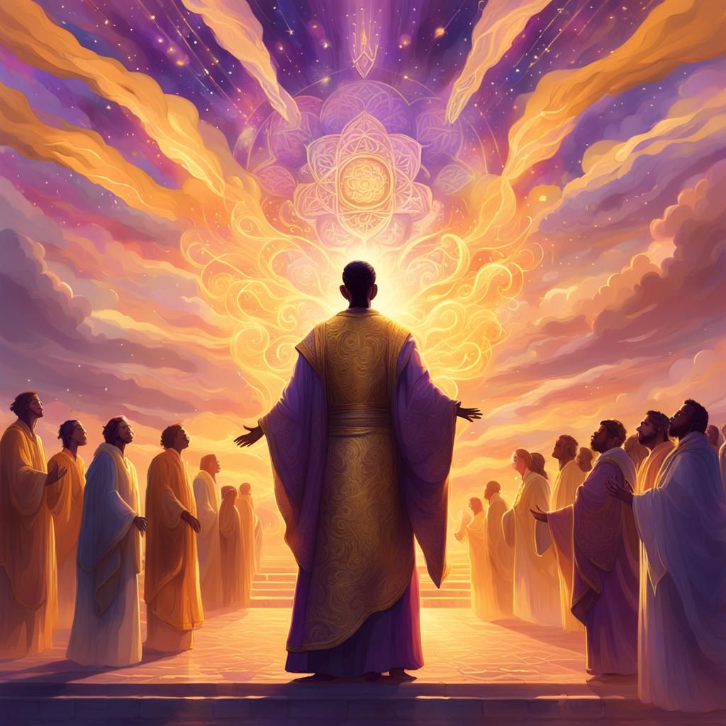 The Book of Enoch, Watchers (Angels) asking Enoch to plead t...