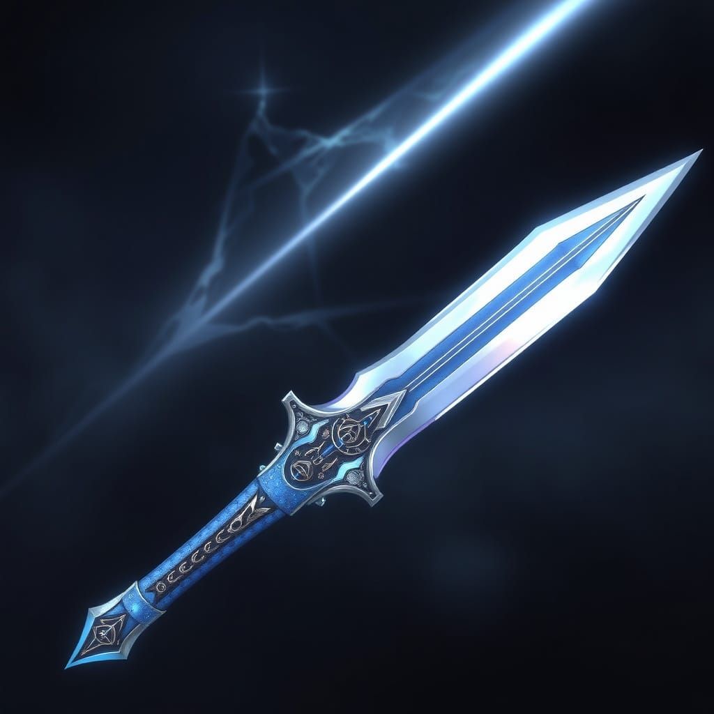 Moonveil Blade Shines with Ethereal Glow in Celestial Harmon...