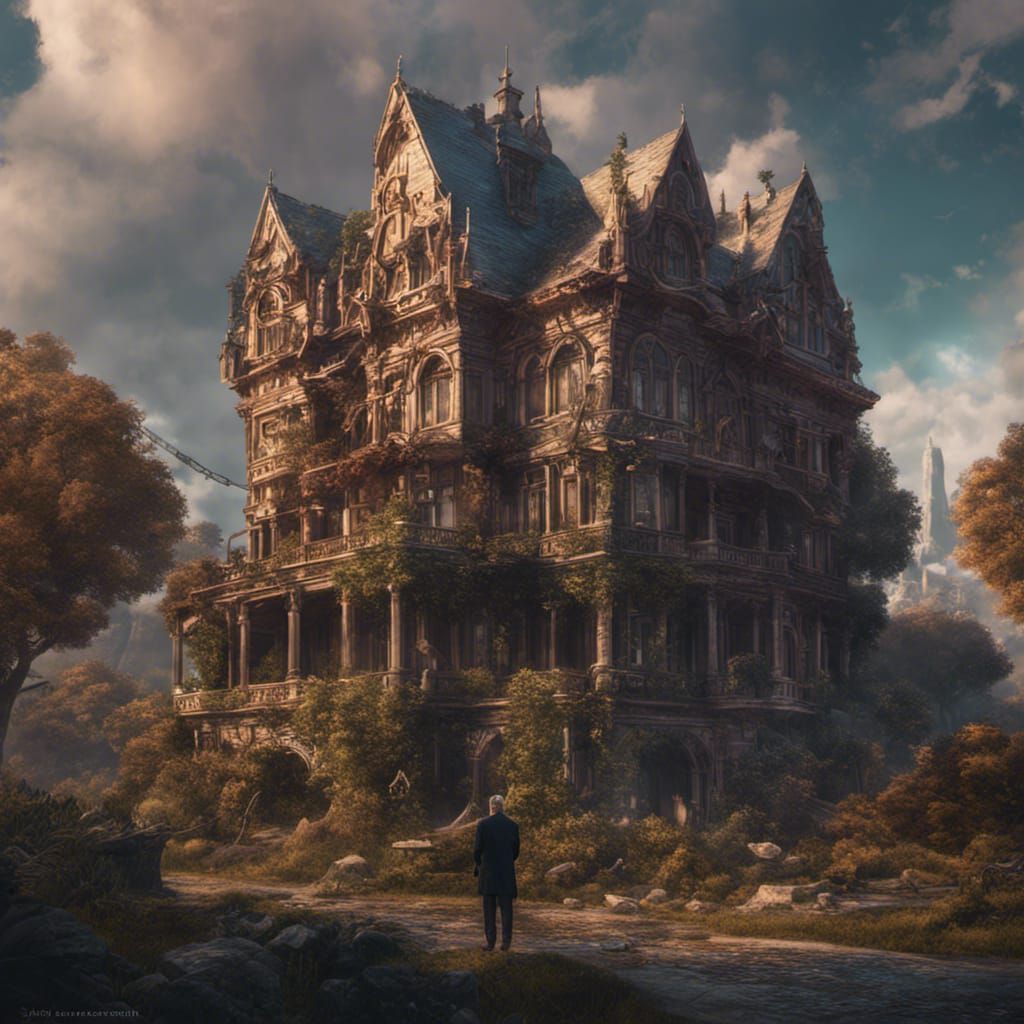 Freud and Rick Sanchez: Fantasy Concept Art