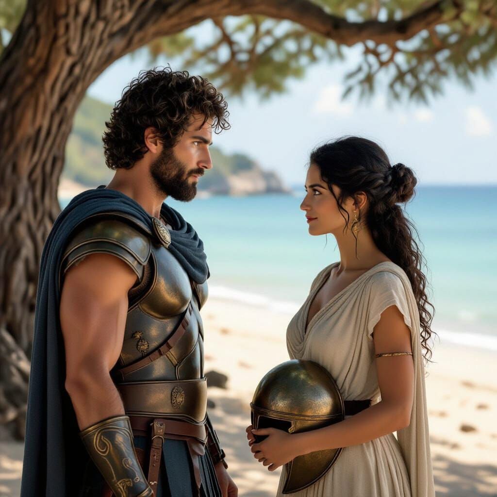 Odysseus's Surprise: Penelope Revealed, Cinematic Still