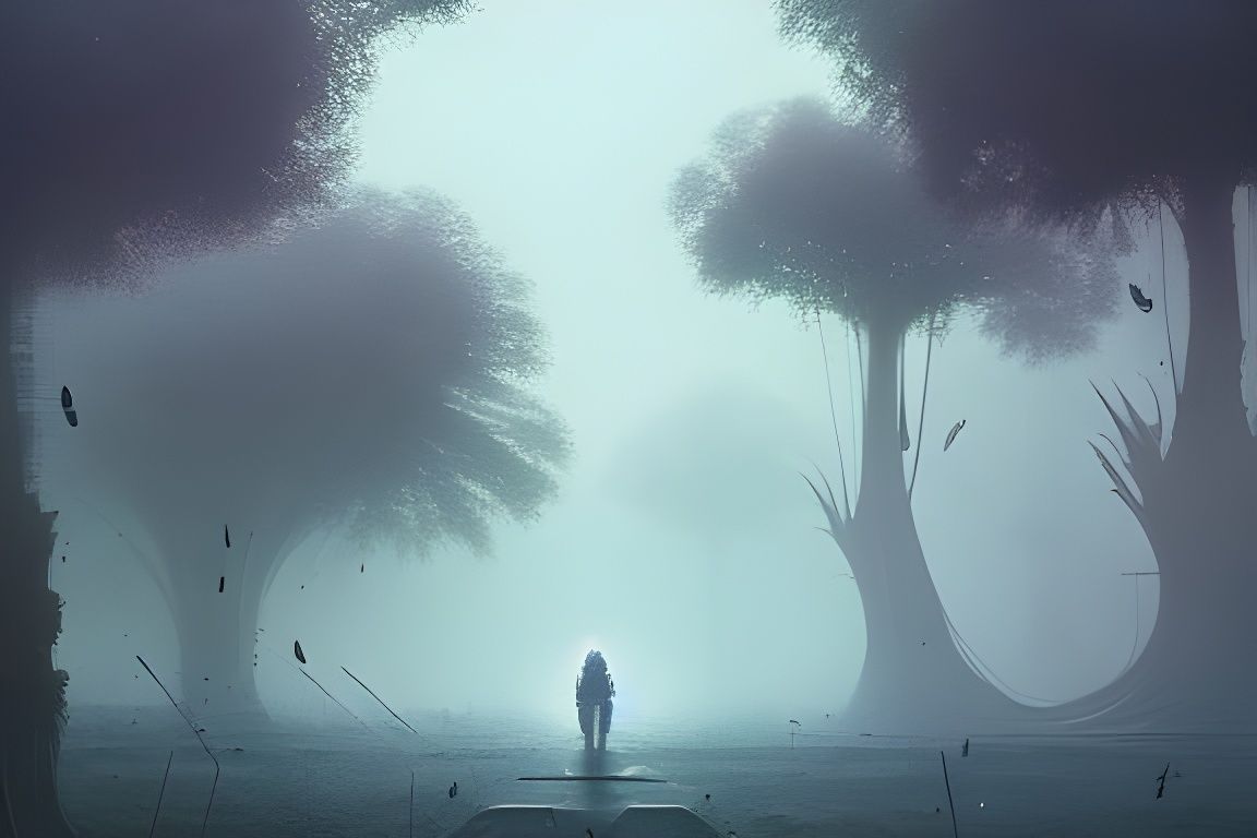 Ethereal Solarpunk Landscape in Hyperdetailed Photorealistic...