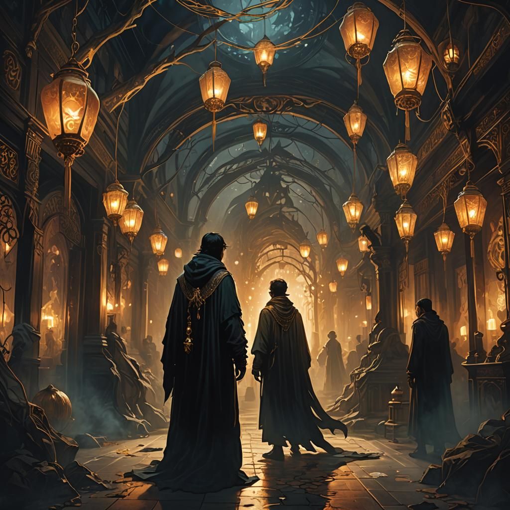 Ghostly Apparition in Dark Fantasy Art