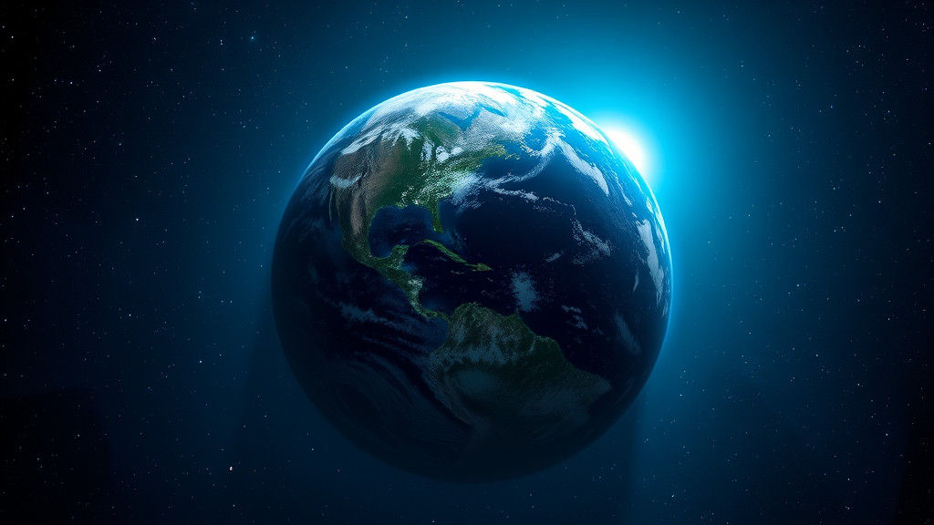 Earth From Space: Surreal Digital Painting