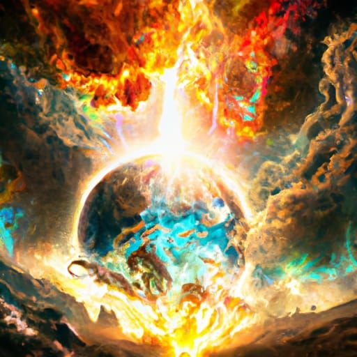 Elemental Universe Creation: Hyperdetailed Concept Art