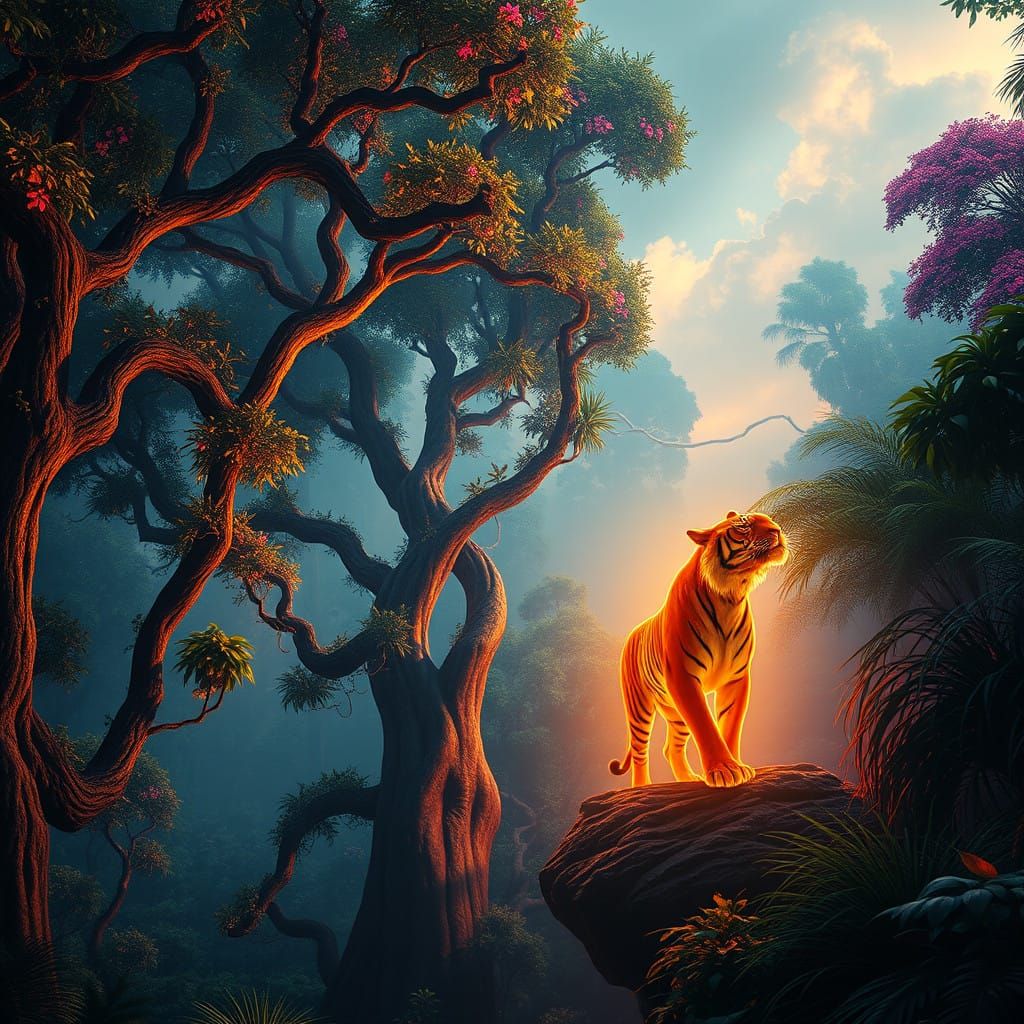 Mystical Tiger Essence Awakens Jungle Magic