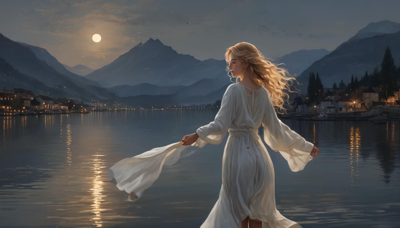 Romantic Moonlit Dance in Switzerland