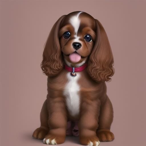 Adorable Hazelnut Cocker Spaniel Puppy