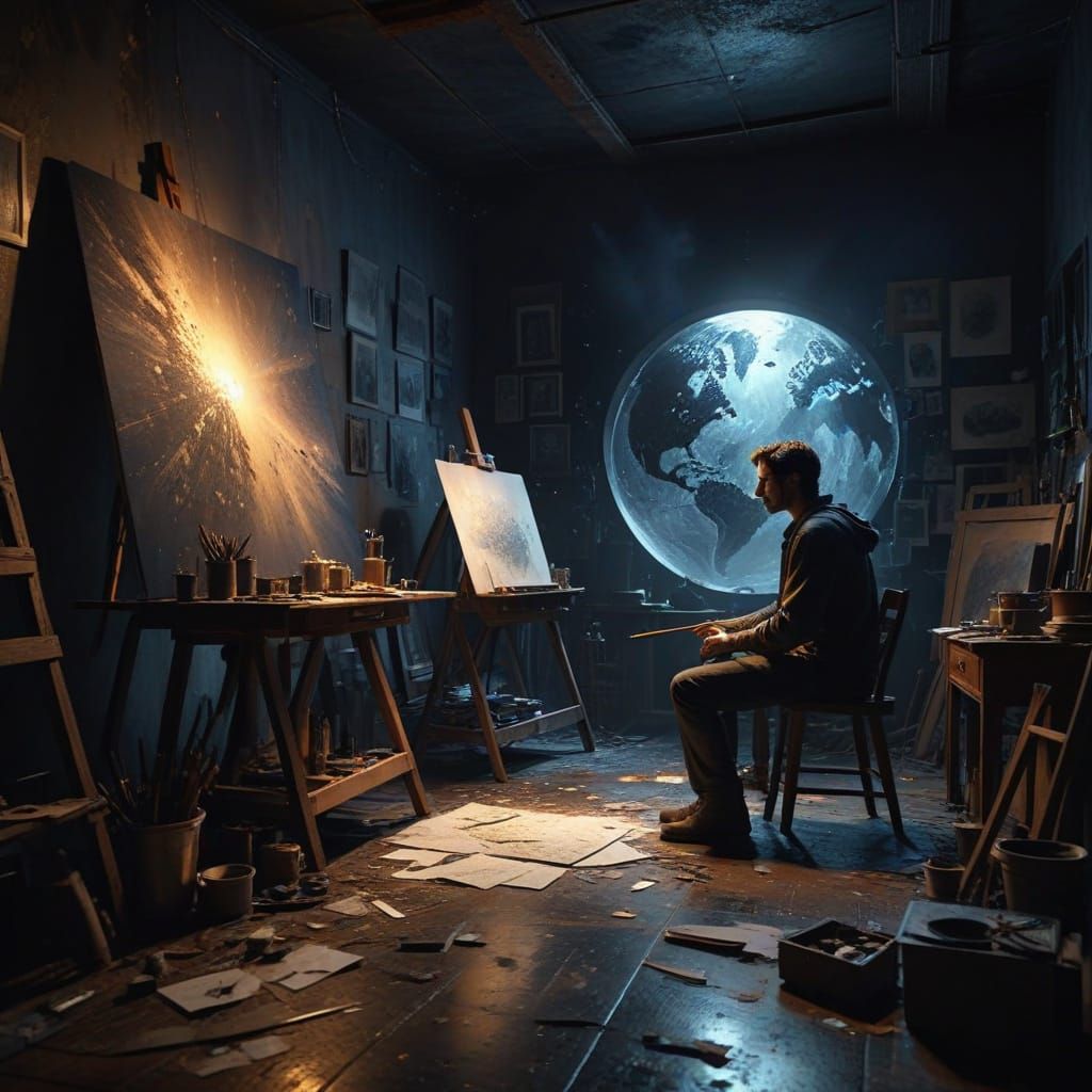 even though the world looked complete without light it was v...