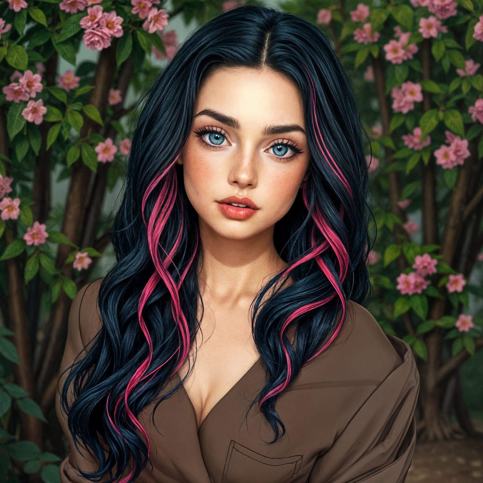 Realistic Portrait of a Stunning Young Woman