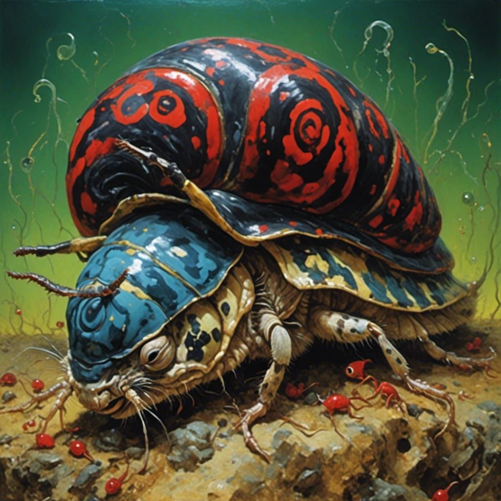 Giant Snail Generated by AI