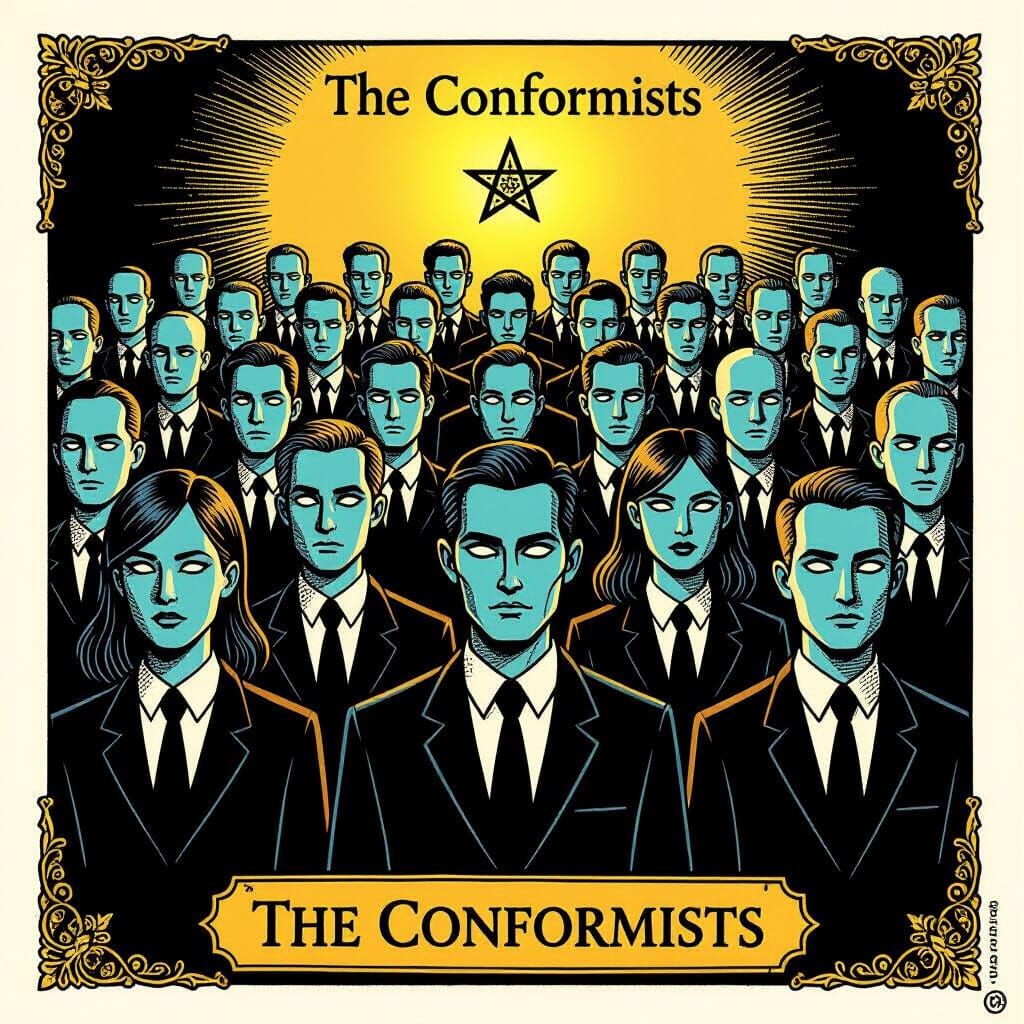 Illuminati Card Game: The Conformists Illustration