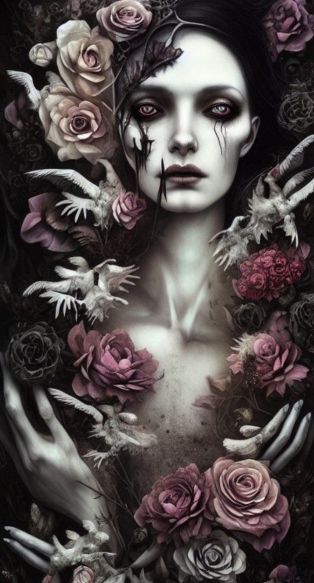 Goddess of Death and Decay by Anna Dittmann