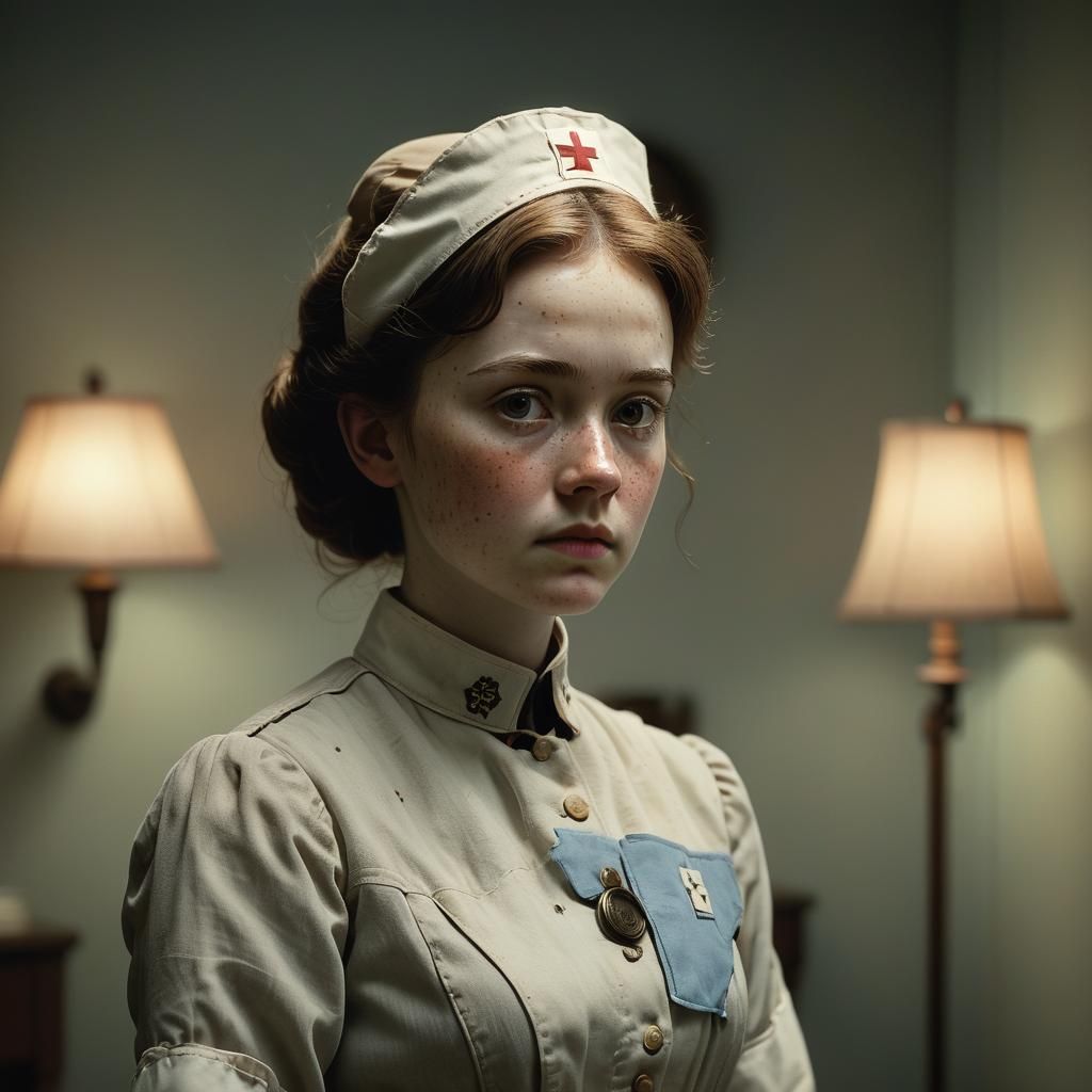 American Civil War Nurse in Soft Focus